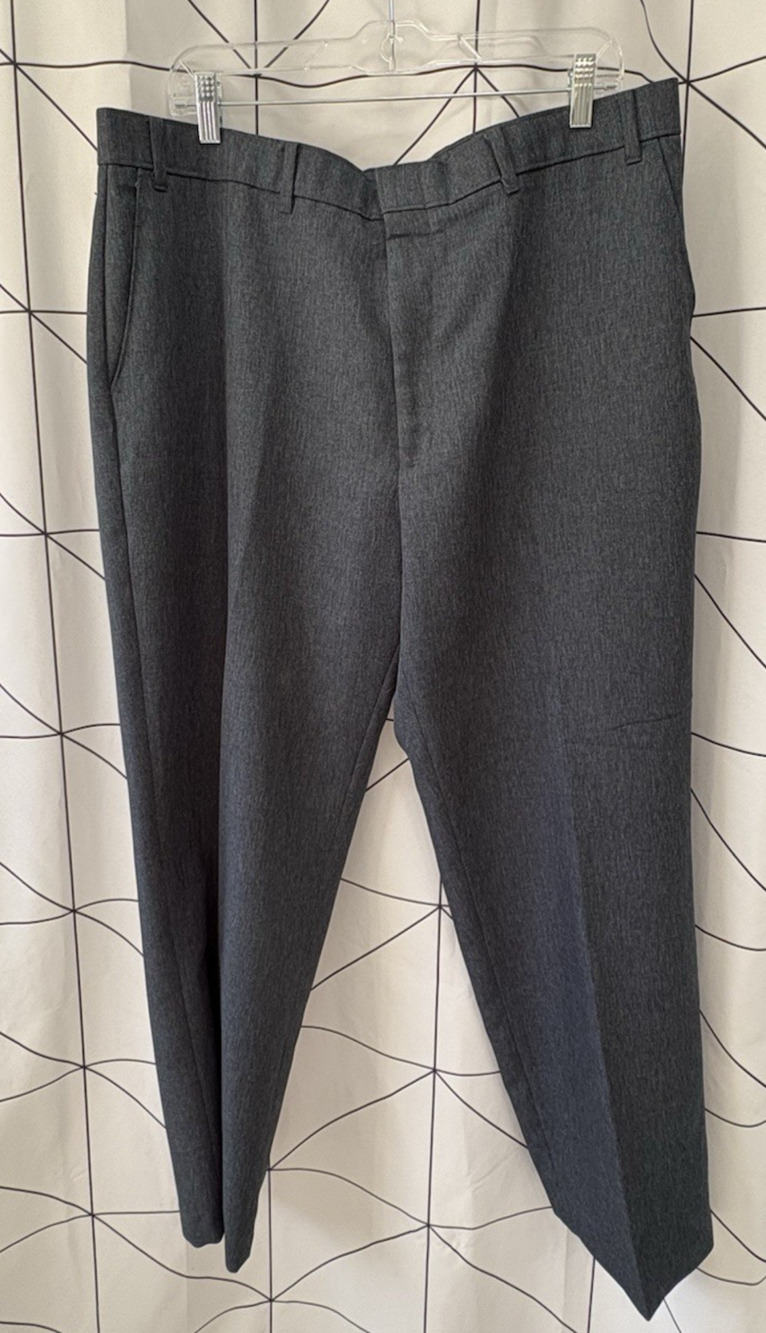 Vtg Action Slacks Levi Strauss & Co Charcoal Gray Dress Pants Men's W 40 L 30